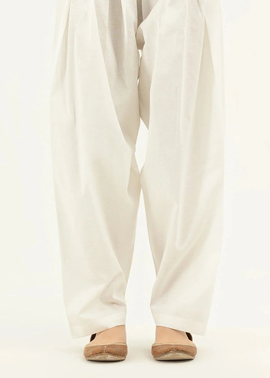 cambric shalwar white